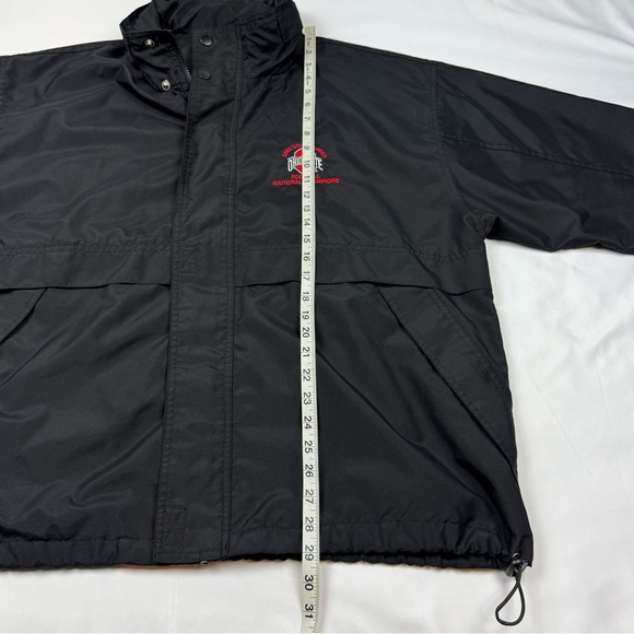Vtg Ohio State Buckeyes Men’s Hooded Windbreaker Jacket Large Y2K Undefeated B6 - Picture 7 of 7